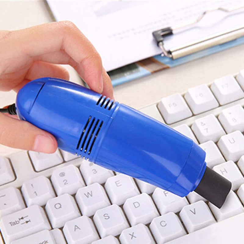  [AUSTRALIA] - NUOBESTY Mini USB Vacuum Cleaner Keyboard Computer Cleaner for Car or Home (Random Color)