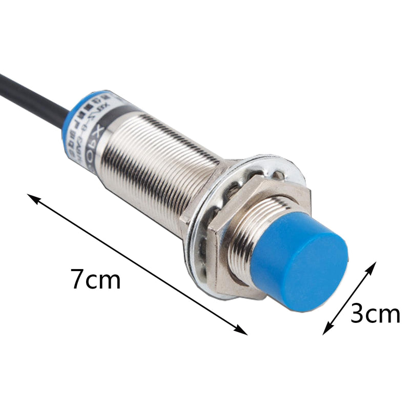  [AUSTRALIA] - 2pcs M18 Detector 8mm Proximity Sensor LJ18A3-8-Z/BX 5V DC 6-36V (NPN NO) Inductive Proximity Switch 3 Wire LJ18A3-8-Z/BX-5V