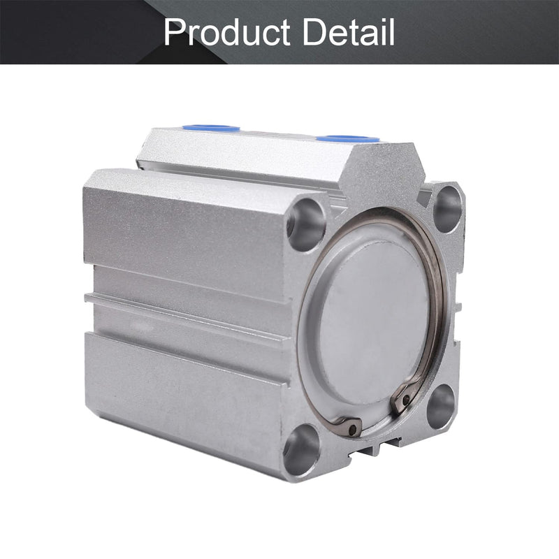  [AUSTRALIA] - Othmro SDA50 x 40 Sealing Thin Air Cylinder Pneumatic Air Cylinders, 50mm/1.97inch Bore 40mm/1.57inch Stroke Aluminium Alloy Pneumatic Components for Pneumatic and Hydraulic Systems 1pcs SDA50x40