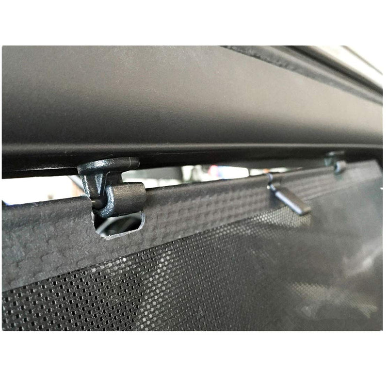  [AUSTRALIA] - Ezzy Auto Set of 4 Black Sliding Door Sun Shade Hook Clip Kit fit for 2005-2010 Honda Odyssey