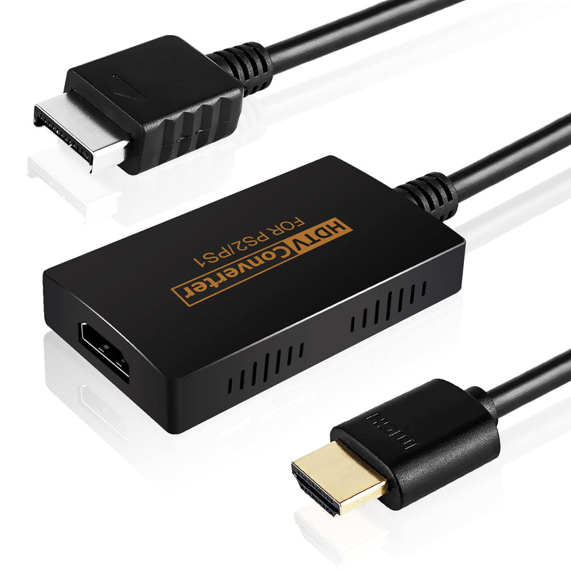  [AUSTRALIA] - PS2 to HDMI Converter, Support 1080P and 720P Convert Adapter with HDMI Cable for PS2/PS1