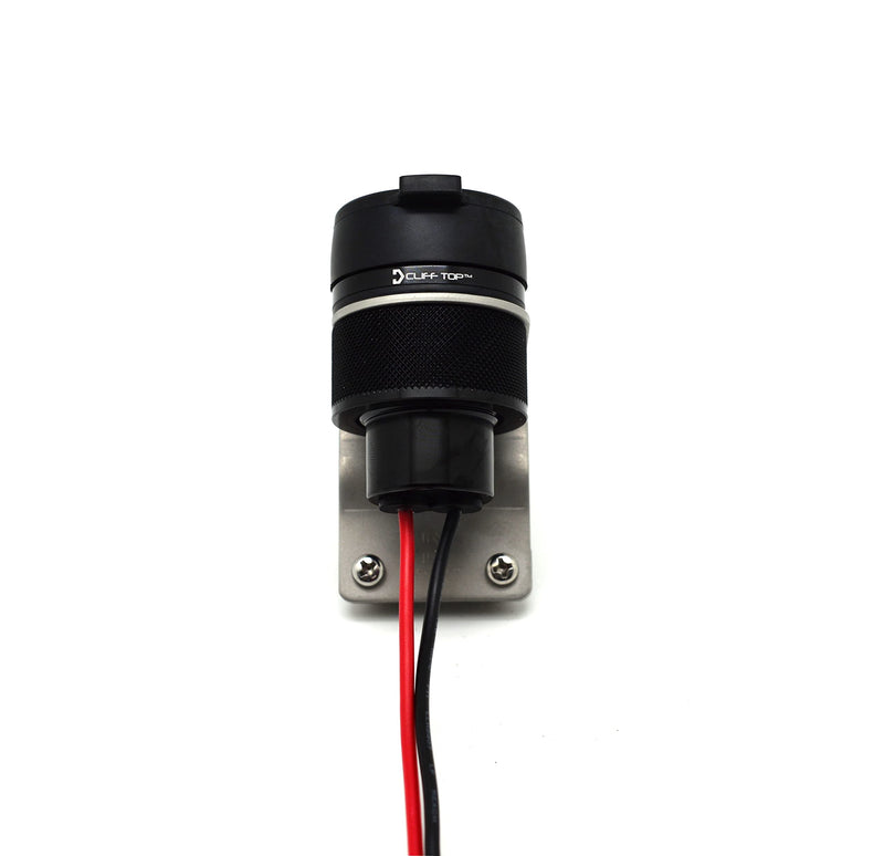  [AUSTRALIA] - Cliff Top 4.6 Amp 23W Aluminium Motorcycle USB Charger with Dual-Port Fast Charing, Heavy Duty, Waterproof for 7/8’’, 1’’ Handlebars on ATV/UTV for Smart Phones, GPS, Tablets and Cameras (Black) Black