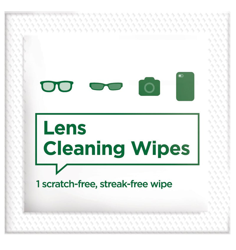  [AUSTRALIA] - HandyClean Pre-Moistened Lens Cleaning Wipes, Eyeglass Wipes, Screen Wipes, 100 ct of 6 x 5 inches Individually Packed Lens Cleaner Wipes 1 Count (Pack of 100)