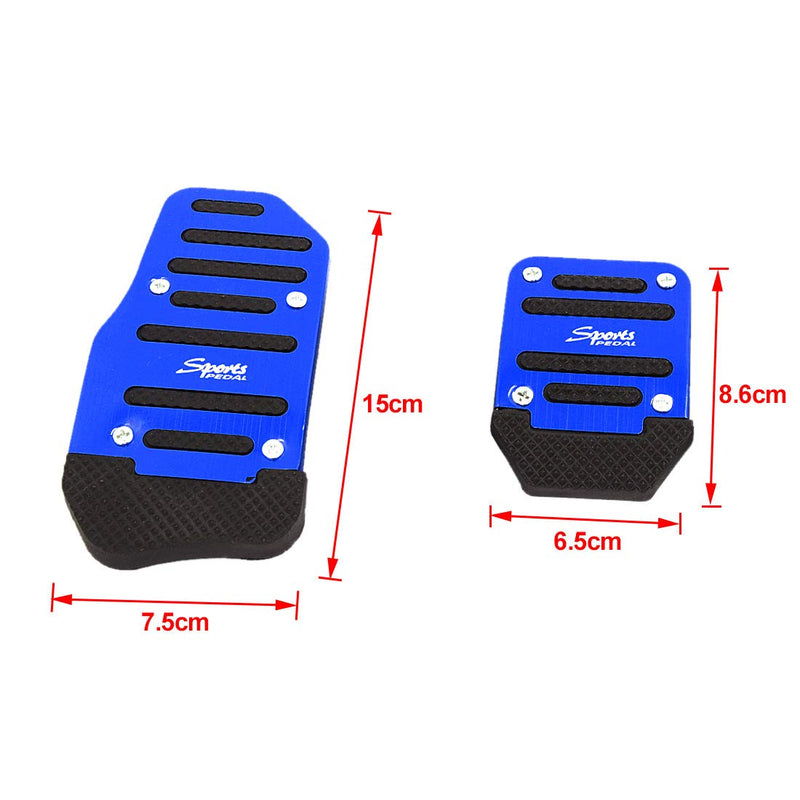  [AUSTRALIA] - uxcell 3 in 1 Universal Racing Sports Non-Slip Automatic Car Gas/Brake Pedals Pad Cover