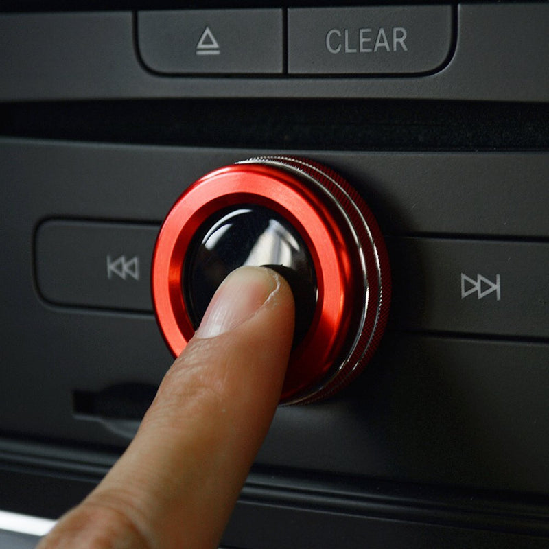 Interior Multimedia Volume Control Knob Decorative Ring For Mercedes Benz A B C E Class GLK GLA GLE ML GL AMG Accessorie - LeoForward Australia