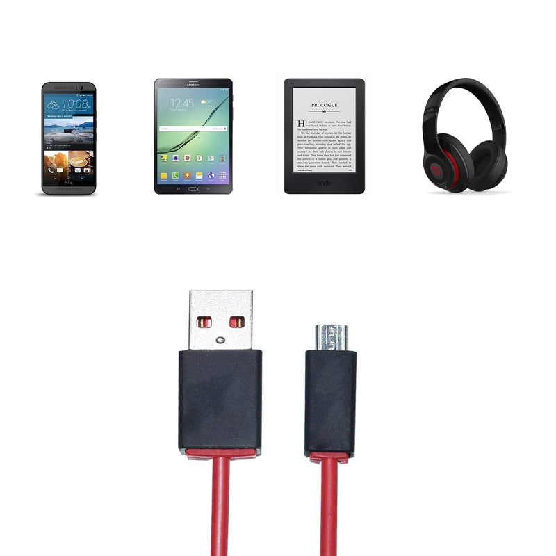 Micro USB Charging Charger Cable Compatible with Beats Dr Dre Studio 2.0/1.0 Wireless Over-Ear Headphone, Speakers (1 Pack - 3.3 FT) - LeoForward Australia