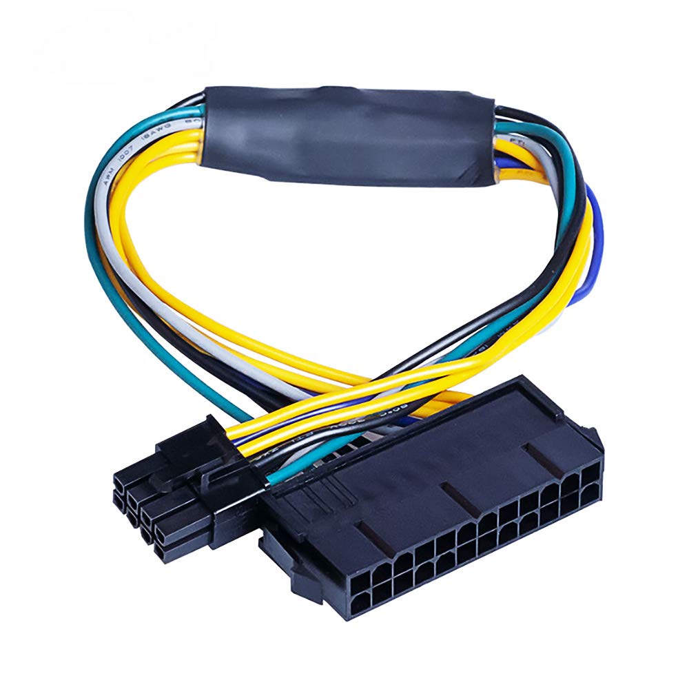  [AUSTRALIA] - 24 Pin to 8 Pin ATX PSU Power Adapter Cable Replacement Compatible with Dell Optiplex 3020 3046 5040 7020 7040 9020|Precision T1700
