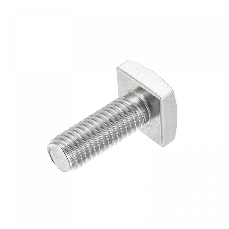  [AUSTRALIA] - uxcell Square Head Bolt, M10x25mm Fully Thread 304 Stainless Steel Grade C Square Machine Screw