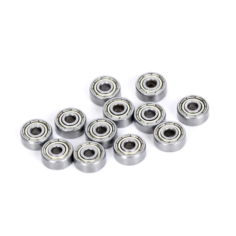  [AUSTRALIA] - Ruimou 12Pcs 623ZZ Deep Groove Ball Bearings(3mm x 10mm x 4mm) for Skateboard,3D Printer, DIY Mechanical Transmission Parts