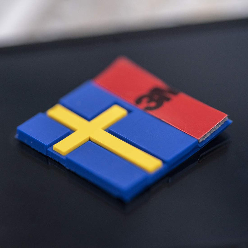  [AUSTRALIA] - Sweden Swedish Flag Tag Emblem Decal Sticker for Volvo XC40 Sweden