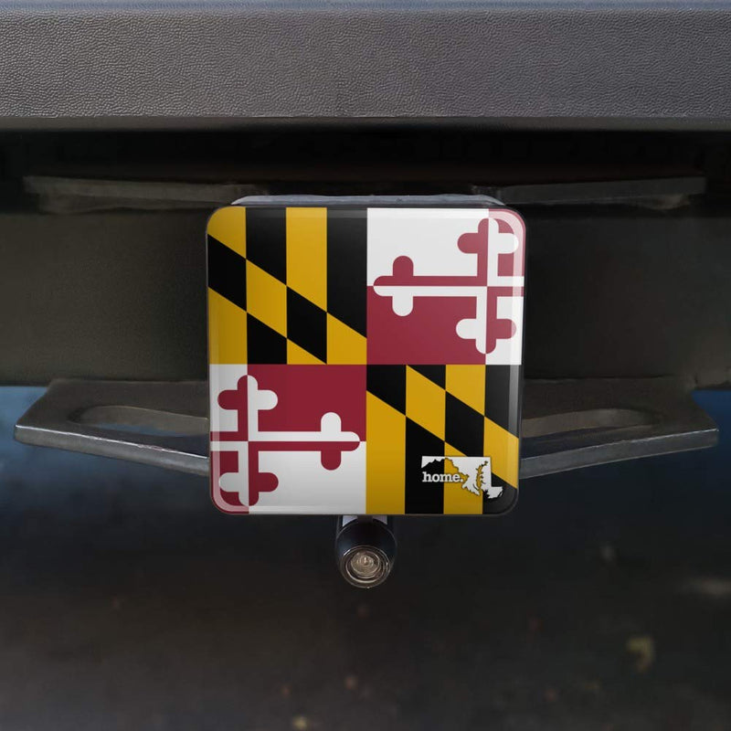  [AUSTRALIA] - Graphics and More Maryland MD Home State Flag Officially Licensed Tow Trailer Hitch Cover Plug Insert 2" 2 Inch Receivers