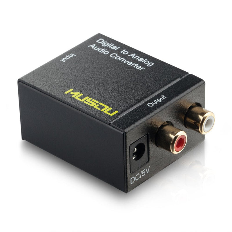  [AUSTRALIA] - Musou Digital Optical Coax to Analog RCA Audio Converter Adapter