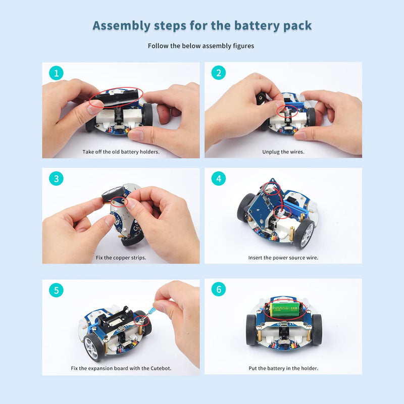  [AUSTRALIA] - ELECFREAKS Lithium Battery Pack for Smart Cutebot Car cutebot lithium battery pack