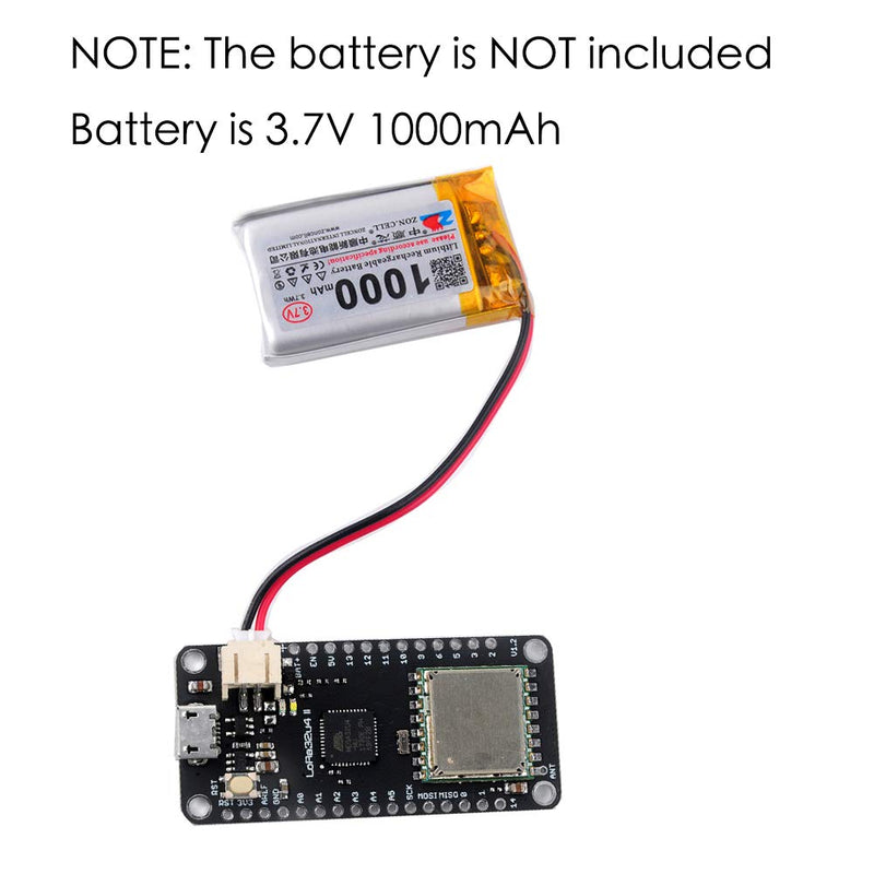  [AUSTRALIA] - LoRa32u4 II Lora Development Board Module LiPo SX1276 HPD13 915MHZ with Antenna for Arduino DIYmall