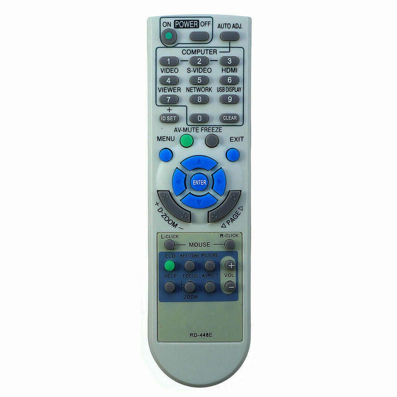  [AUSTRALIA] - PROROK Remote Control RD-448E Compatible for NEC Projector M260W+, M300X+, ME300X+, M300XC, M300XS+, M300WS, M300WS, M300W+, M350X+, M350XC, M350XS+, M420X+