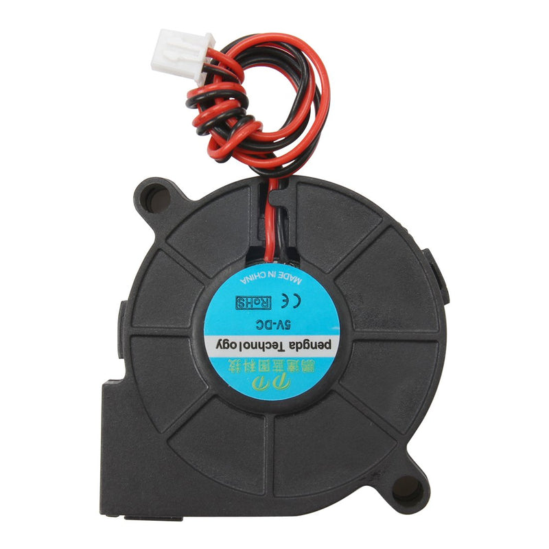  [AUSTRALIA] - Comidox 5Pcs Black Brushless DC Cooling Blower Fan 5015S 5V 0.1-0.3A 50x15mm