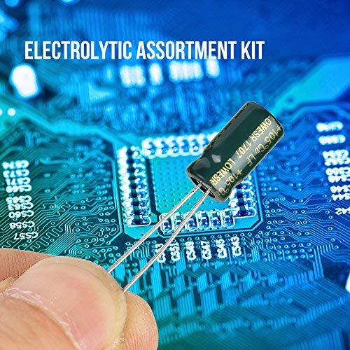 100pcs DIY High Grade Audio Capacitor Assorted Electrolytic Capacitors Kit 10 Values 10V-63V 10uf-470uf - LeoForward Australia