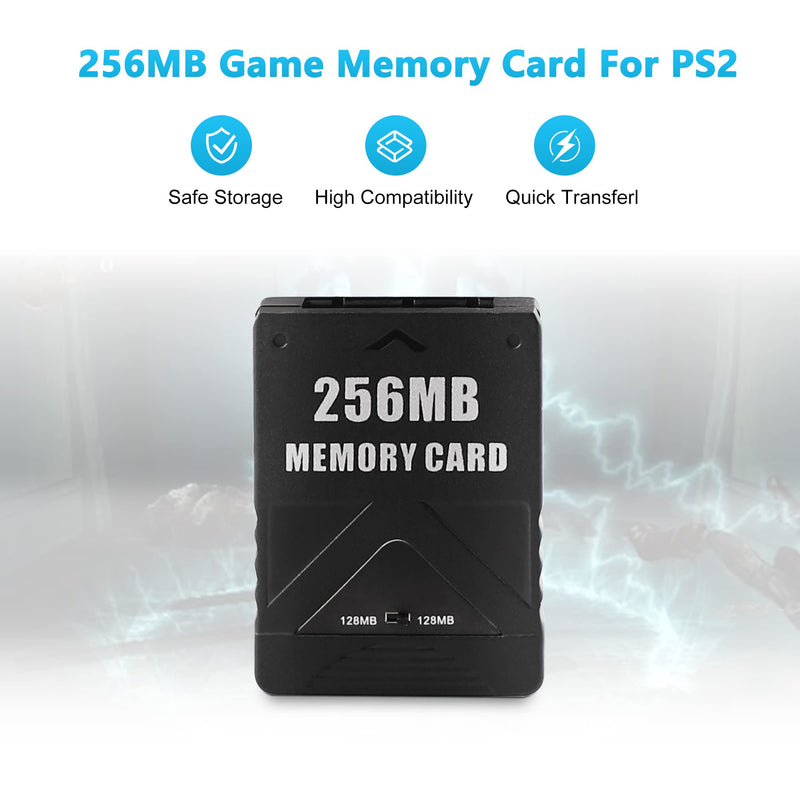  [AUSTRALIA] - PS2 Memory Card, 256MB High Speed Memory Card for Sony Playstation 2