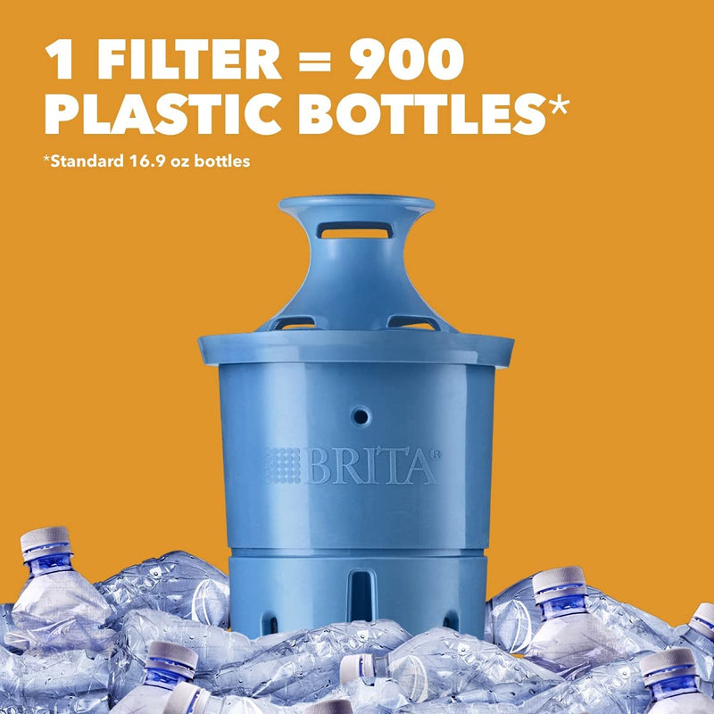 Brita Longlast+ Water Filter, Longlast+ Replacement Filters for Pitcher and Dispensers, Reduces Lead, BPA Free, 1 Count (Package May Vary) - LeoForward Australia