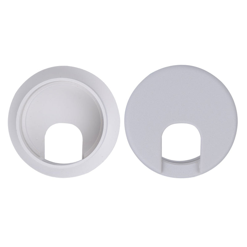  [AUSTRALIA] - 2" White Desk Grommet (5 Pack) (White)