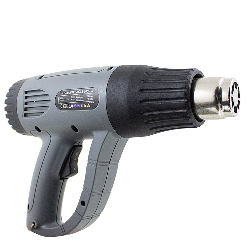  [AUSTRALIA] - BITUXX® hot air gun 200W hot air dryer 2000 watt hot air blower nozzles grill paint removal incl. 4 attachment nozzles