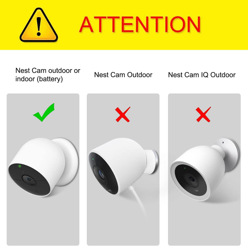  [AUSTRALIA] - Fintie Silicone Skins Cover Compatible with Nest Cam Outdoor Or Indoor (Battery) 2021, Weather Protective Camouflaged Case for Nest Cam Battery Camera, Black