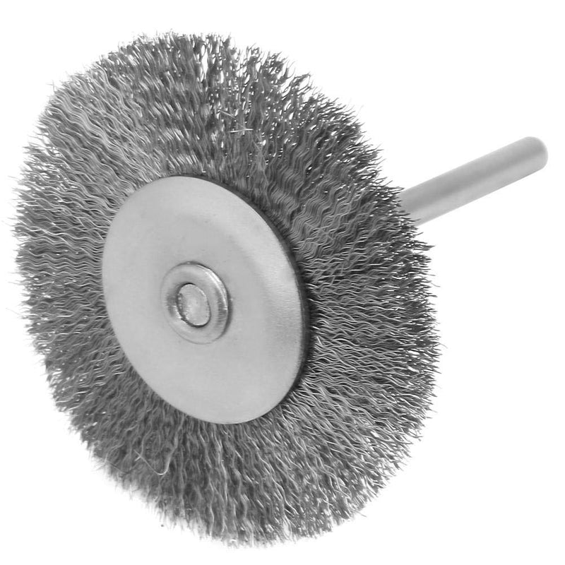  [AUSTRALIA] - 10Pcs Wire Wheel Brush, 1.5-Inch/1-Inch Fine Steel Wire Wheel Brush for Drill, 1/8-In Round Shank (1.5") 1.5"