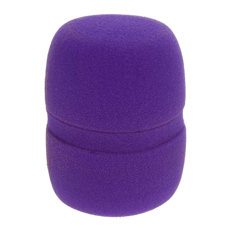  [AUSTRALIA] - Fielect 5PCS Sponge Foam Mic Cover Handheld Microphone Windscreen Shield Protection Purple for KTV Broadcasting