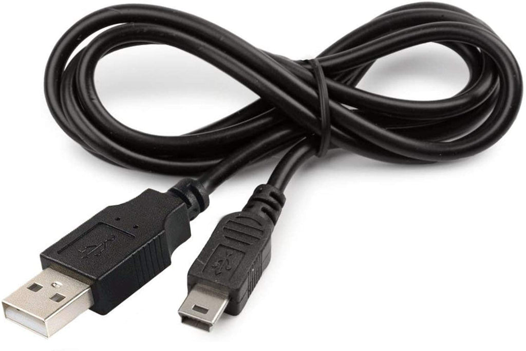  [AUSTRALIA] - USB Charger Data Cable Cord Lead Compatible for Coby MP3 MP-610 MP-620 MP-705 MP-707 MP-715 (5ft Black)