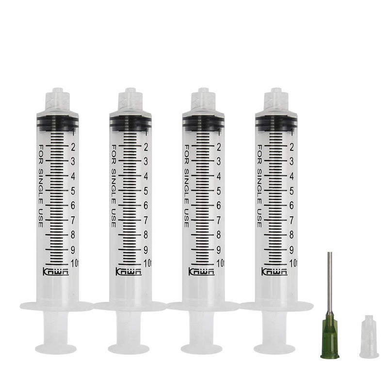  [AUSTRALIA] - Shintop 10ml Syringe with 14G 1” Blunt Tip Needles for Experiments, Industrial Use (Pack of 30)