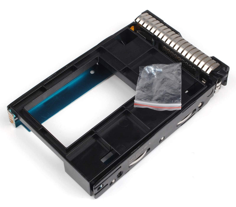  [AUSTRALIA] - 3.5" SAS SATA Drive Tray + 2.5 Adapter for HP 651314-001 651320-001 Gen8 BL420c BL460c BL465c BL660c WS460c Gen8 Blade Workstation DL160 DL320e DL360e DL360p DL380e DL380p DL385p DL560 ML310e ML350e