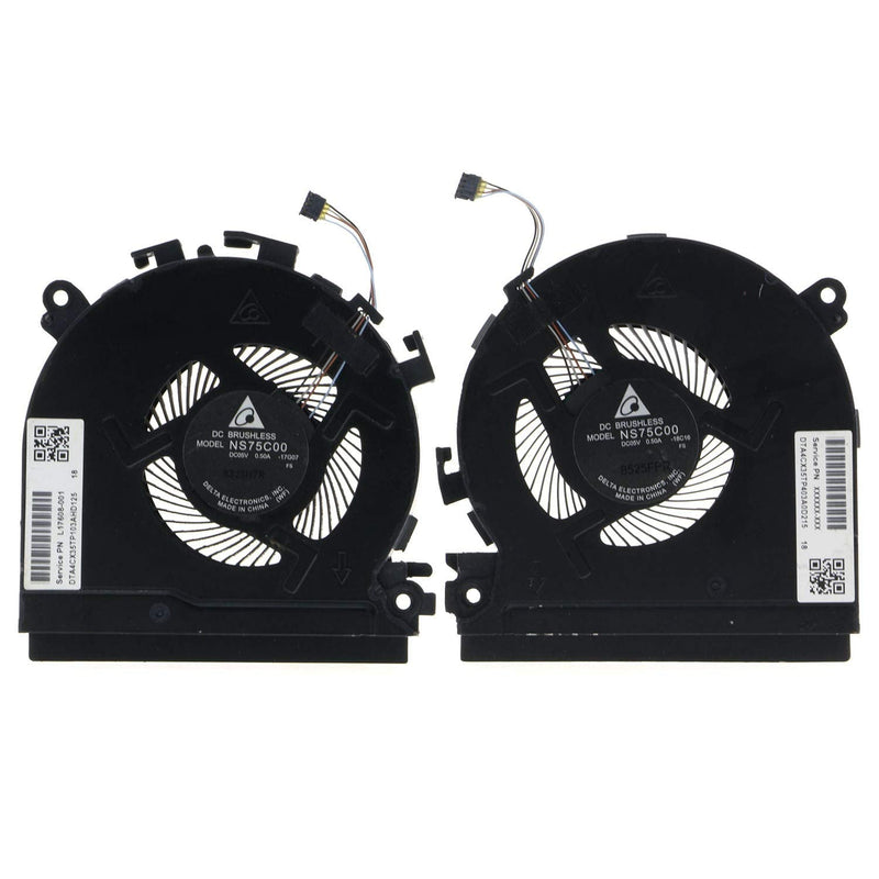  [AUSTRALIA] - Replacement CPU & GPU Cooling Fan for HP Spectre X360 15-CH 15-CH000 15-CH011DX 15-CH011NR 15-ch075nr NS75C00-17J22 NS75C00-17J21 L17605-001 L17606-001