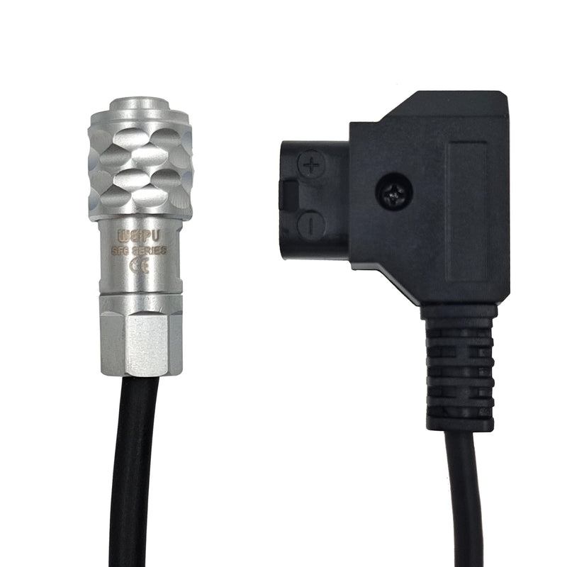  [AUSTRALIA] - LSYRIA BMPCC 4K 6KPro to D-Tap Power Cable for Blackmagic Pocket Cinema Camera Gold V Mount Battery Weipu 2 Pin SF6 Female to P Tap, 79 inch
