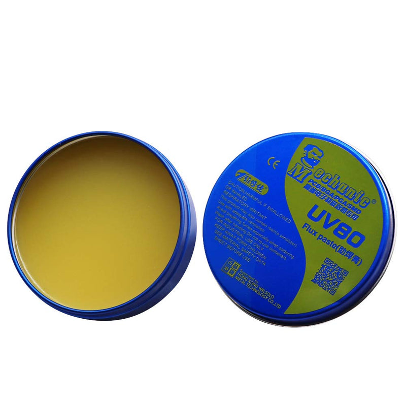  [AUSTRALIA] - BGA Activated Rosin Solder Paste Tin Rosin-Based Flux Paste Cream for Soldering Rework Station Circuit Board PCB BGA SMD Soldering Repair (80g)