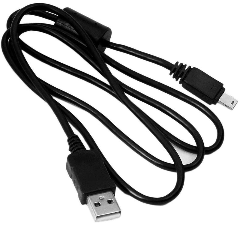  [AUSTRALIA] - Replacement USB Data Charging Cable 12Pin USB Port Power Cord Compatible with Exilim Camera EX-S10 S12 F1 FS10 FC100 EX-Z1 EX-FC150 EX-H25 EX-F1 EX-Z1 and More (3.3ft/Black)