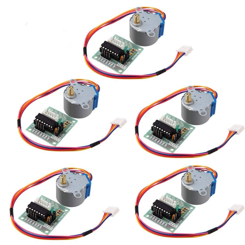  [AUSTRALIA] - HiLetgo 5pcs ULN2003 28BYJ-48 4-Phase Stepper Motor with 5V Drive Board for Arduino PI PIC Raspberry Pi