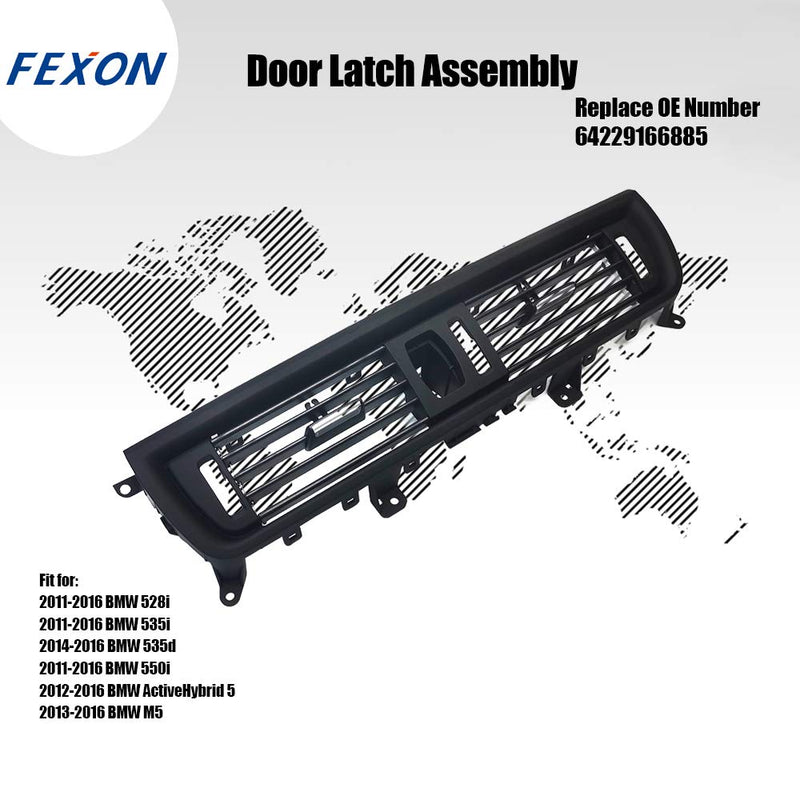  [AUSTRALIA] - FEXON Front Air Grille AC Vent,For BMW 5 Series Interior Central Air Vent Dashboard Console Center AC Ventilation 520 523 525 528 530 535 550 F10 F18 2010-2016