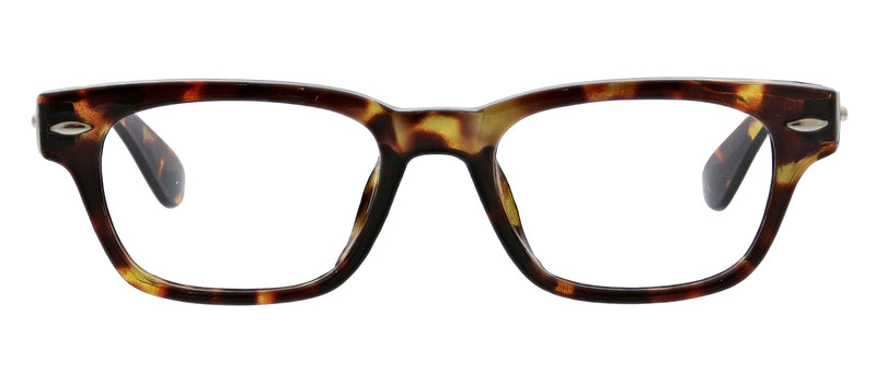  [AUSTRALIA] - peepers by peeperspecs Clark Blue Light Square Reading Glasses Tortoise - Blue Light Filtering Lenses 41 Millimeters 2 x