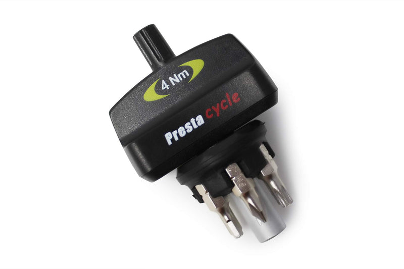  [AUSTRALIA] - Prestacycle Mini Bike TorqKeys - Preset Torque Tool w/6 Bits & Holder – Compatible with Standard 1/4" hex bit - Choose from Sizes: 3Nm, 4Nm, 5Nm.