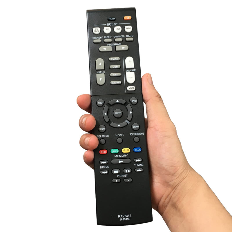  [AUSTRALIA] - Replacement Remote Control Compatible for Yamaha AV Receiver RX-V583BL TSR5790BL TSR5810 TSR-5810 sub RAV579 RXV583