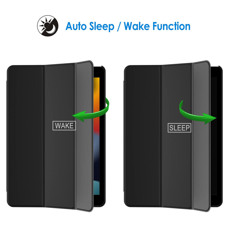  [AUSTRALIA] - JETech Case for iPad 10.2-Inch (2021/2020/2019 Model, 9/8/7 Generation), Auto Wake/Sleep Cover, Black