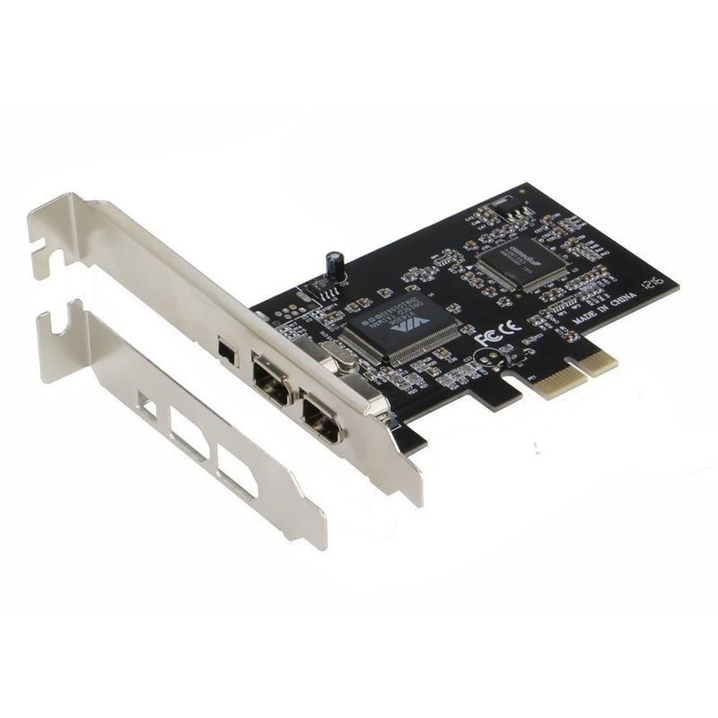  [AUSTRALIA] - Sedna - PCIe (PCI Express) 3 Ports 1394A (Firewire) Adapter Card (VIA) (3E, 2X 6 Pin + 1 x 4 Pin External Port) with Low Profile Bracket