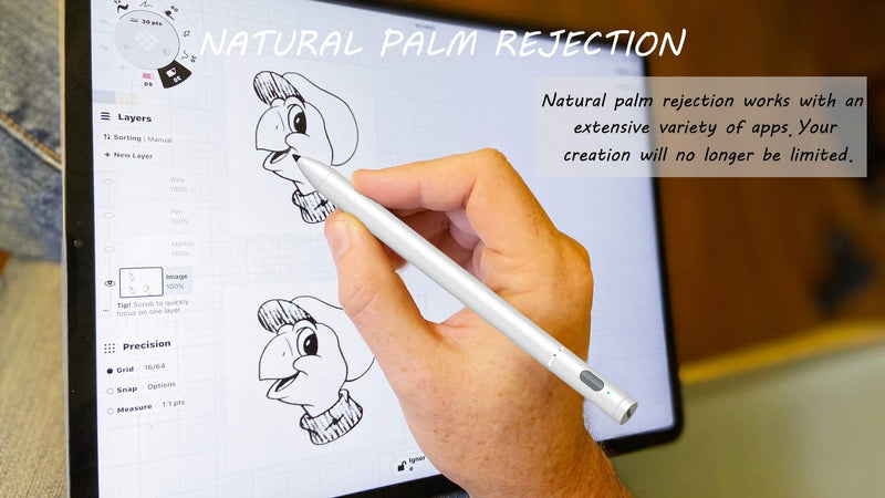 iPad Pencil, Stylus for iPad & iPad Pro (2018-2020). Palm Rejection Stylus Pen for iPad Pro (3rd Gen,11 Inch and 12.9 Inch), iPad (6/7th Gen,10.2-Inch), iPad Air (3rd Gen) and iPad Mini (5th Gen) - LeoForward Australia