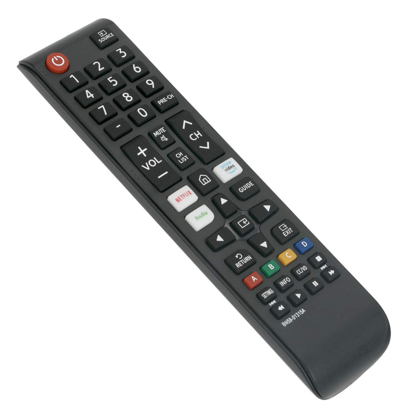 New BN59-01315A Replace Remote Control BN5901315A fits for 2019 Samsung Smart 4K Ultra TV HDTV UN50RU7100 Un43ru7100 Un43ru7200 Un43ru710d Un50ru710d Un50ru7200 UN65RU710DF with Netflix Hulu Button - LeoForward Australia