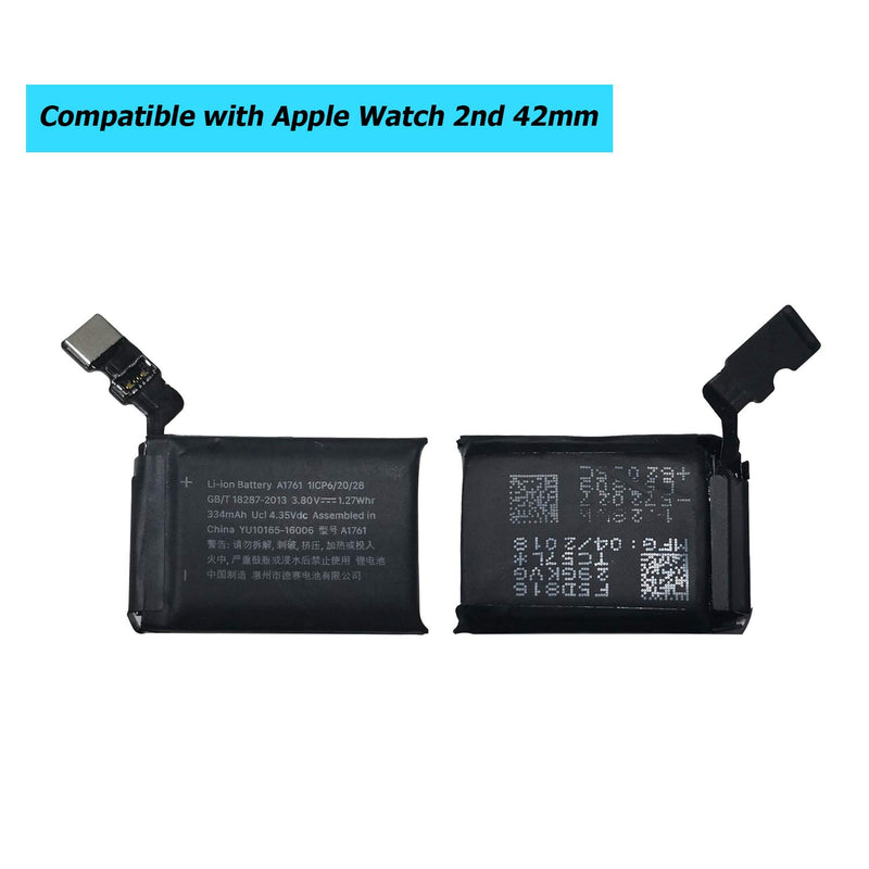 E-YIIVIIL A1761 Replacement Battery Compatible with iWatch Smart Watch Series 2 Smartwatch 42mm with Toolkit - LeoForward Australia