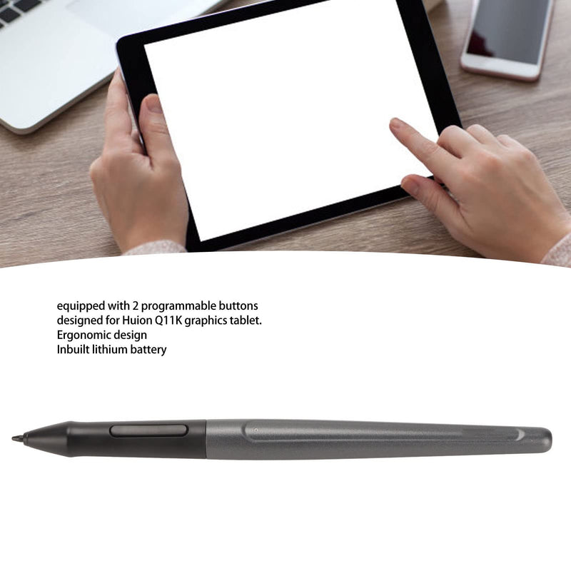  [AUSTRALIA] - VBESTLIFE PF150 Stylus Pen for Q11K, Graphics Tablet Pen PF150 Stylus Pen with 2 Programmable Keys for Huion Q11K Graphics Tablet