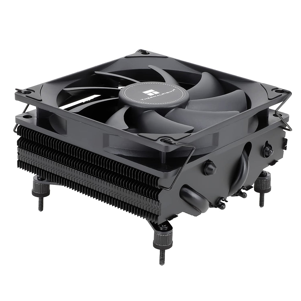  [AUSTRALIA] - Thermalright AXP-90 X47 Black Low Profile CPU Air Cooler with Quite 90mm TL-9015B Low Profile PWM Fan, 4 Heat Pipes, 47mm Height, for AMD AM4/Intel LGA 1150/1151/1155/1156/1200 (AXP-90 X47 Black) AXP90-X47 Black