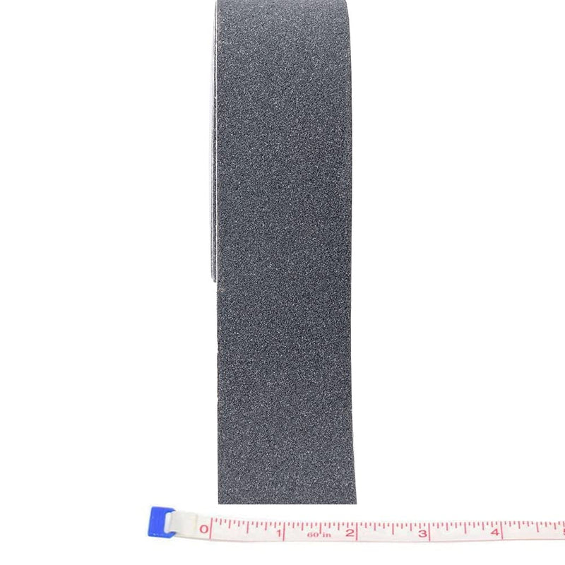  [AUSTRALIA] - Anti Slip Tape, High Traction,Strong Grip Abrasive, Not Easy Leaving Adhesive Residue, Indoor & Outdoor (2" Width x 190" Long, Gray) 2" Width x 190" Long