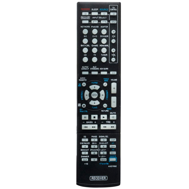  [AUSTRALIA] - AXD7692 Replace Remote Control Applicable for Pioneer AV Receiver VSX-43 VSX-828 VSX-528 VSX43 VSX828 VSX528 Audio Vedio Receiver Controller