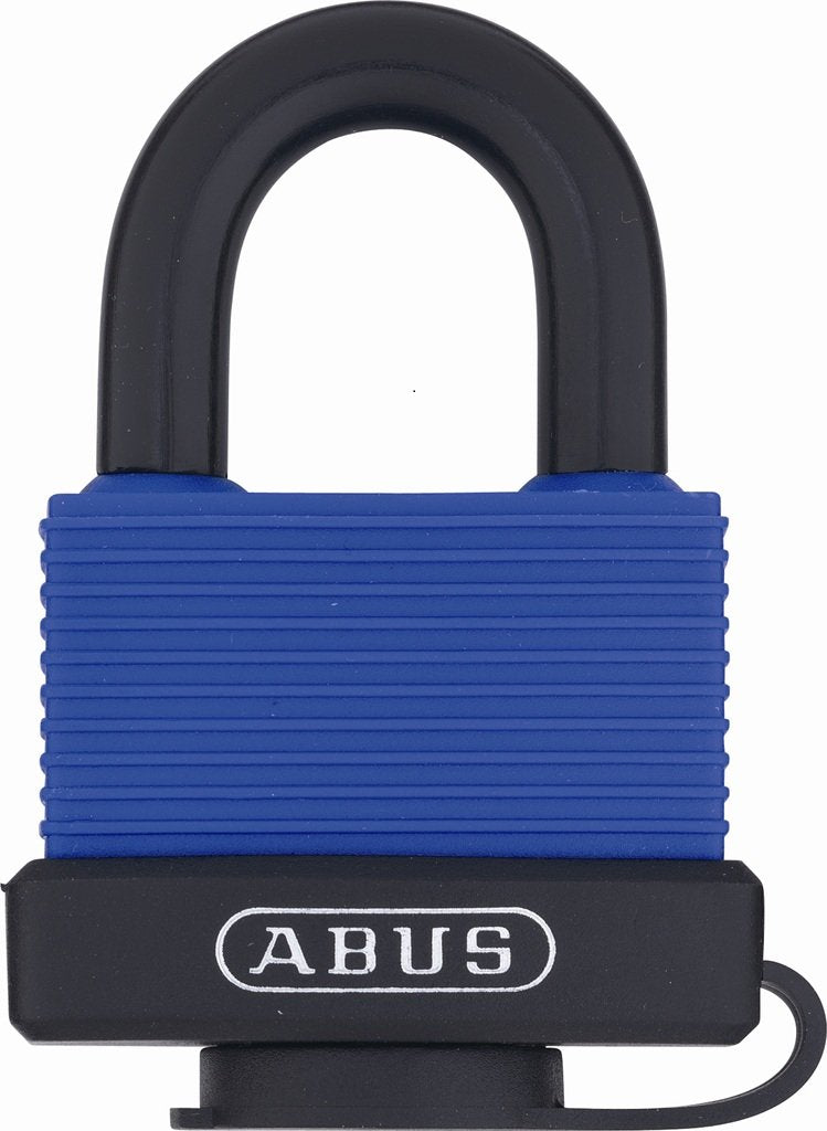  [AUSTRALIA] - ABUS 70IB/50 C Solid Brass Weatherproof Padlock Keyed Different with Stainless Steel Shackle, Blue